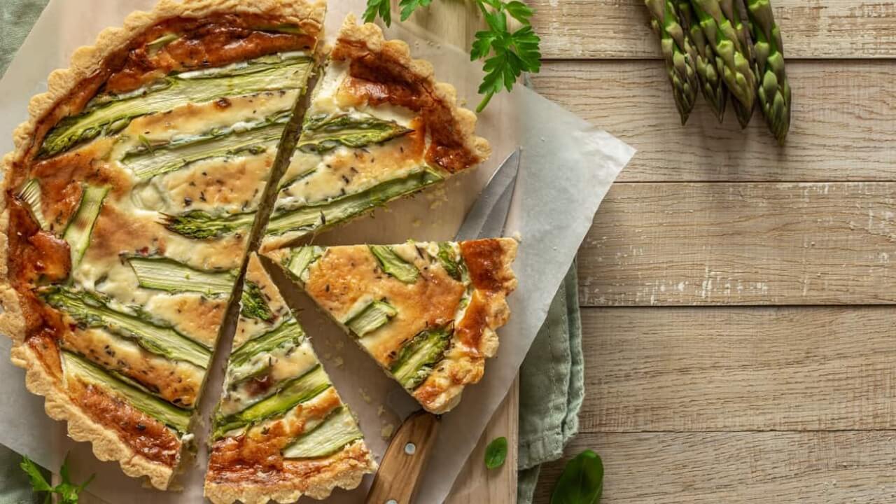 quiche aux asperges