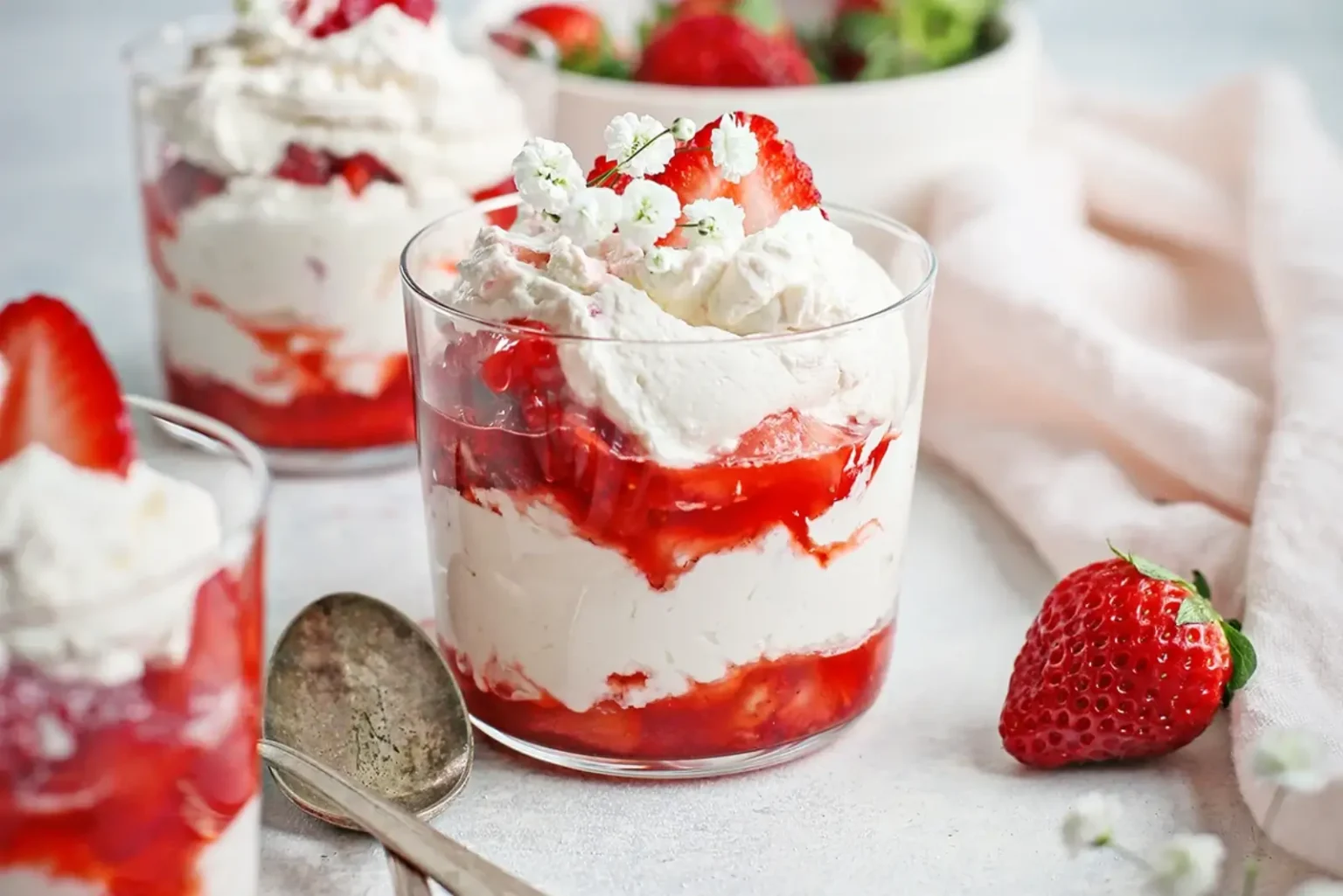 Coupe Fraises Skyr Boost Fer & Magnésium (Thermomix)