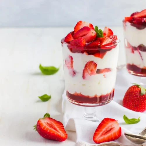 Coupe Fraises Skyr Boost Fer & Magnésium (Thermomix)