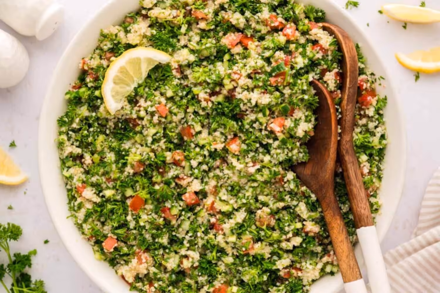 Taboulé libanais au persil frais