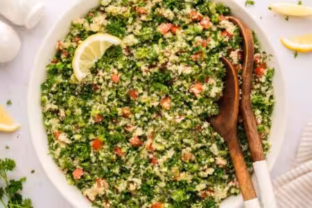 Taboulé libanais au persil frais