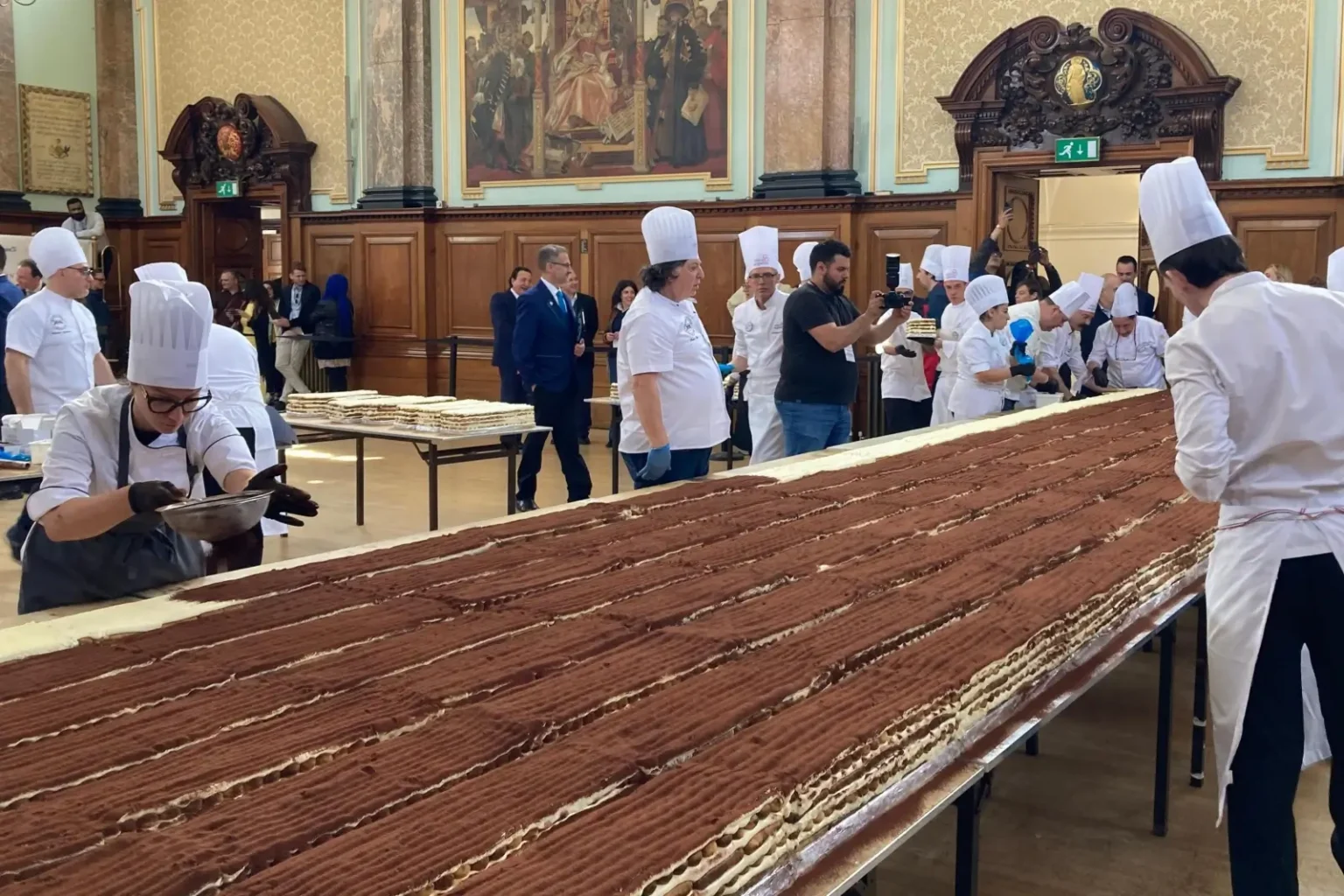 Tiramisu géant à Londres