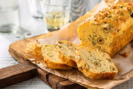 cake salé aux olives