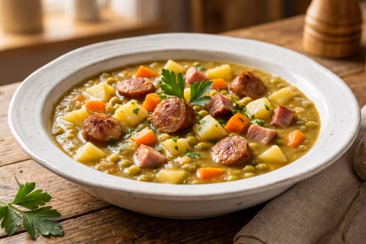 potage pois cassés