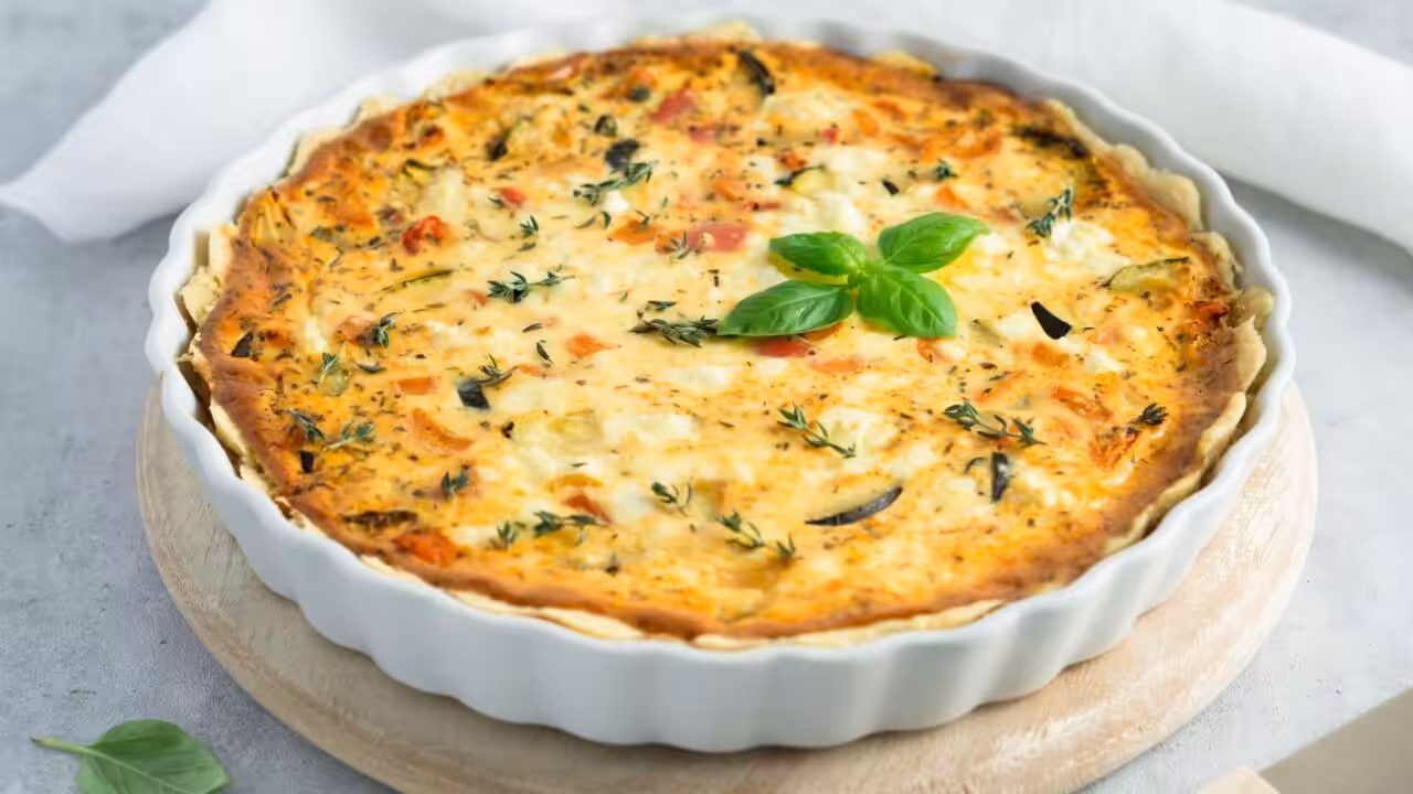quiche légère aux légumes