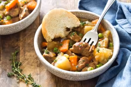ragoût de veau aux légumes