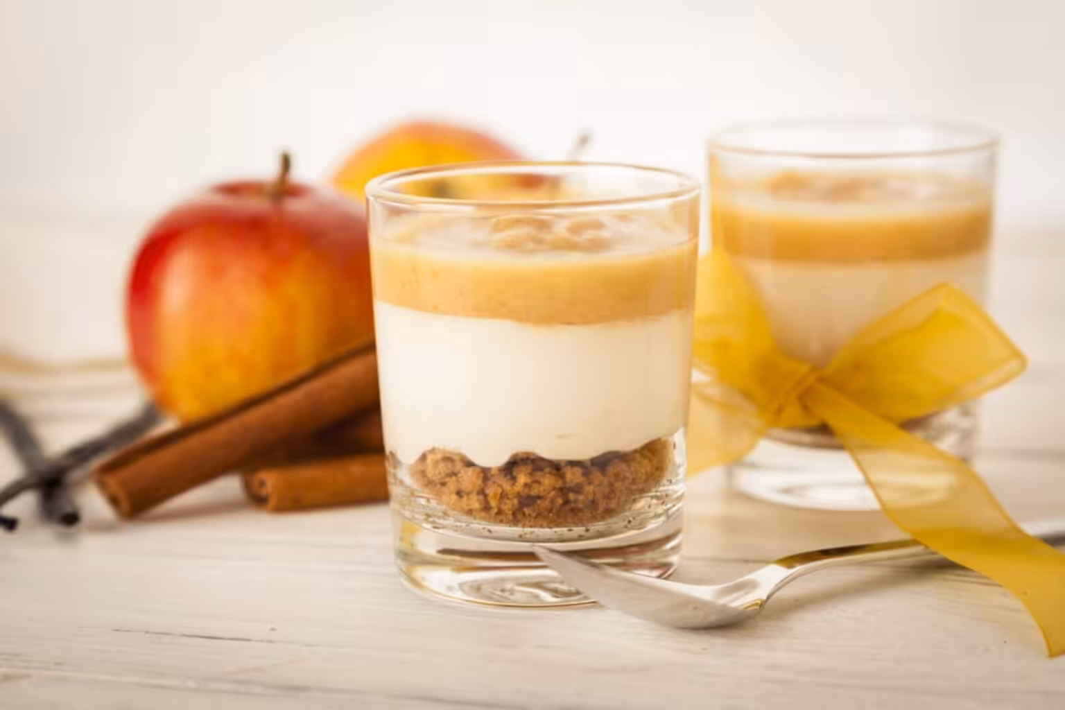 verrines pommes mascarpone
