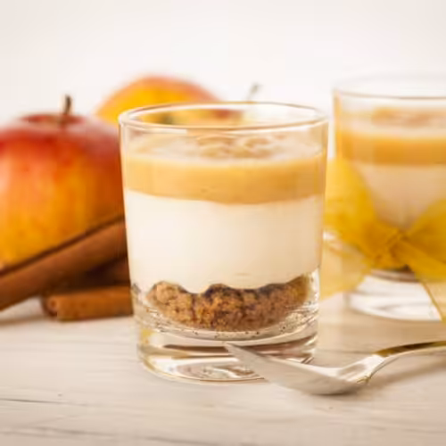 verrines pommes mascarpone