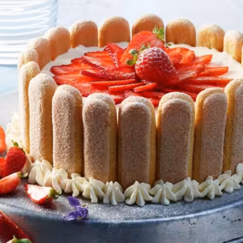 Charlotte aux fraises