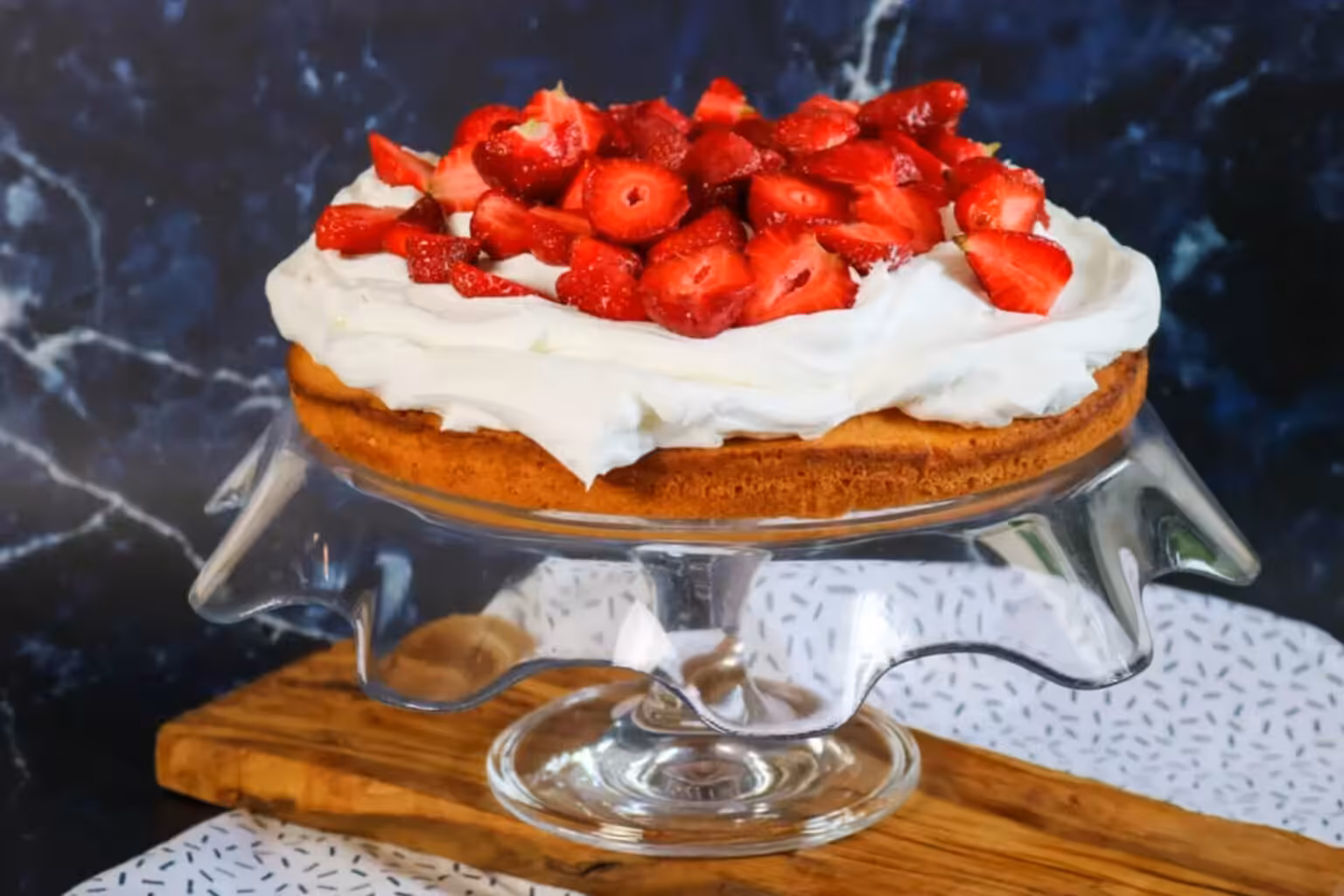 Erdbeerkuchen gâteau allemand aux fraises et à la crème