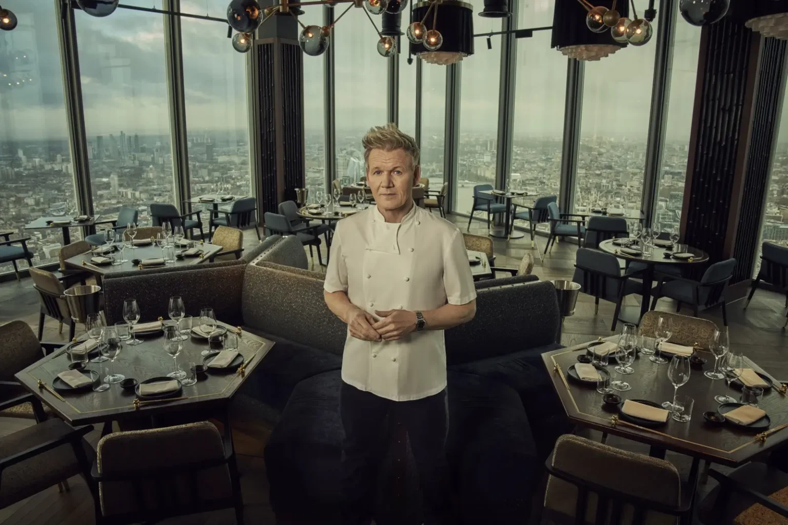 Gordon Ramsay ouvre son 100e restaurant : il transforme un gratte-ciel géant en destination gastronomique Gordon Ramsay Restaurant à Londres