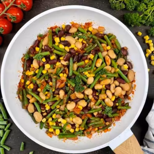 Poêlée de haricots aux épices