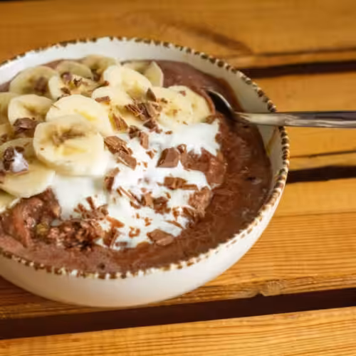 Porridge chocolat banane