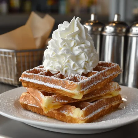 Recette facile gaufre chantilly
