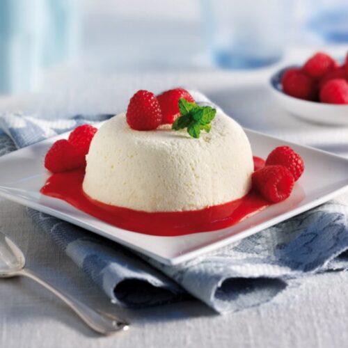Bavarois aux fraises