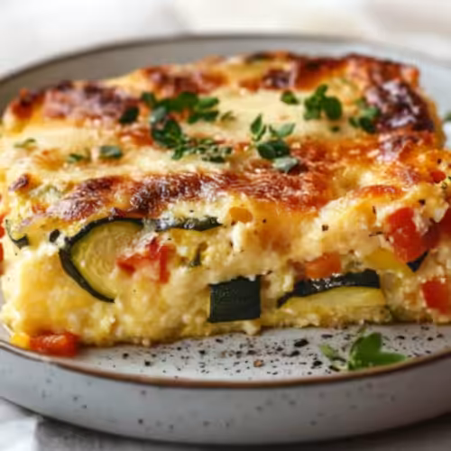 gratin de polenta aux légumes