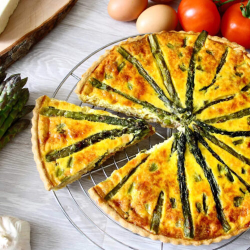 quiche aux asperges