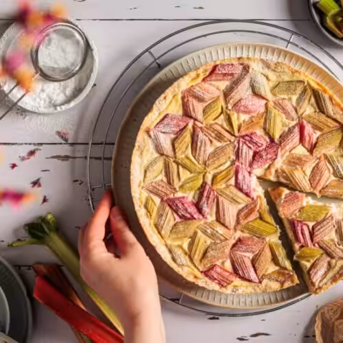 tarte à la rhubarbe