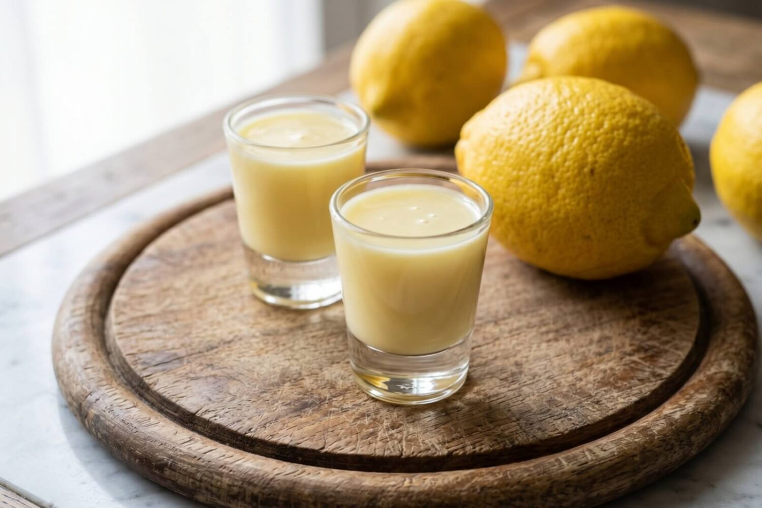 Crème limoncello maison