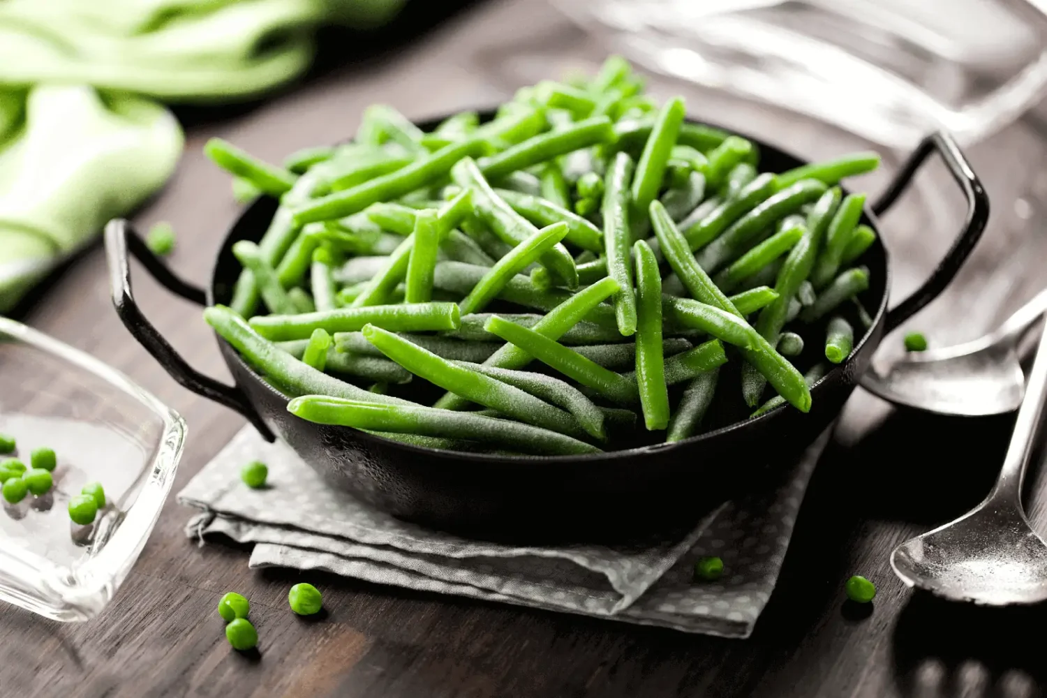 Cuisson des haricots verts