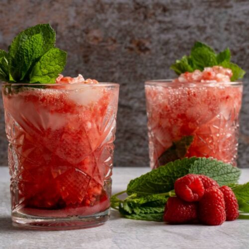 Mojito framboise maison