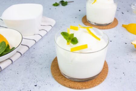 Mousse ricotta citron