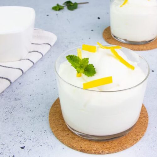Mousse ricotta citron