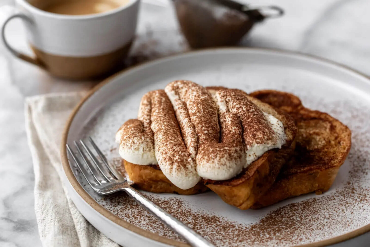 Pain perdu au tiramisu