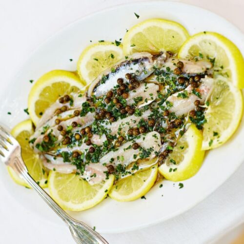 Sardines marinées au citron