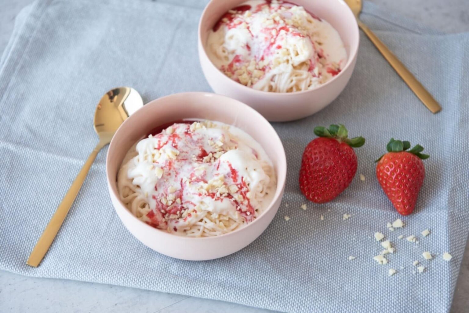 Spaghettieis au Thermomix : le célèbre dessert allemand façon spaghetti glacé