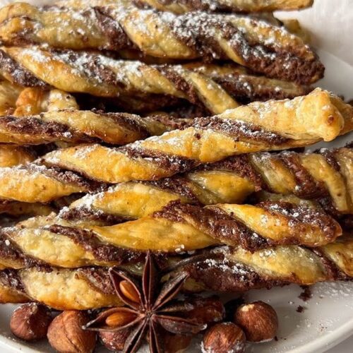 Torsades feuilletées au chocolat