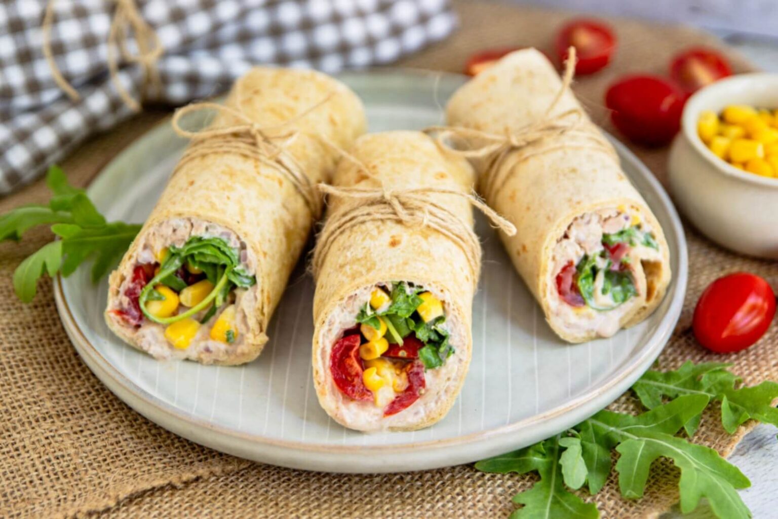 Wraps au thon : le repas frais, complet et prêt en 10 minutes Wraps au thon