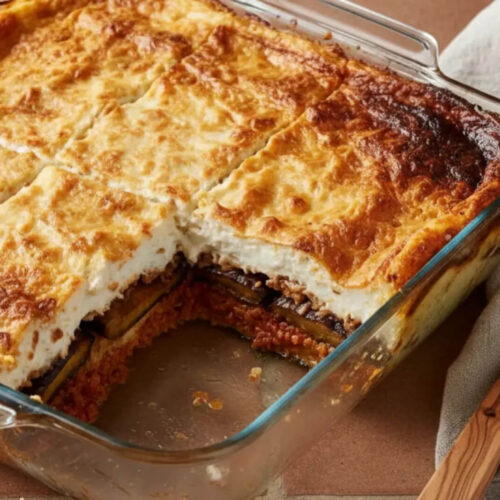 Moussaka grecque traditionnelle