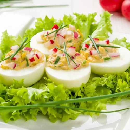 recette Œufs mimosa au crabe