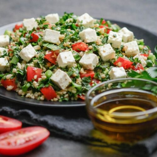 salade de taboulé à la feta