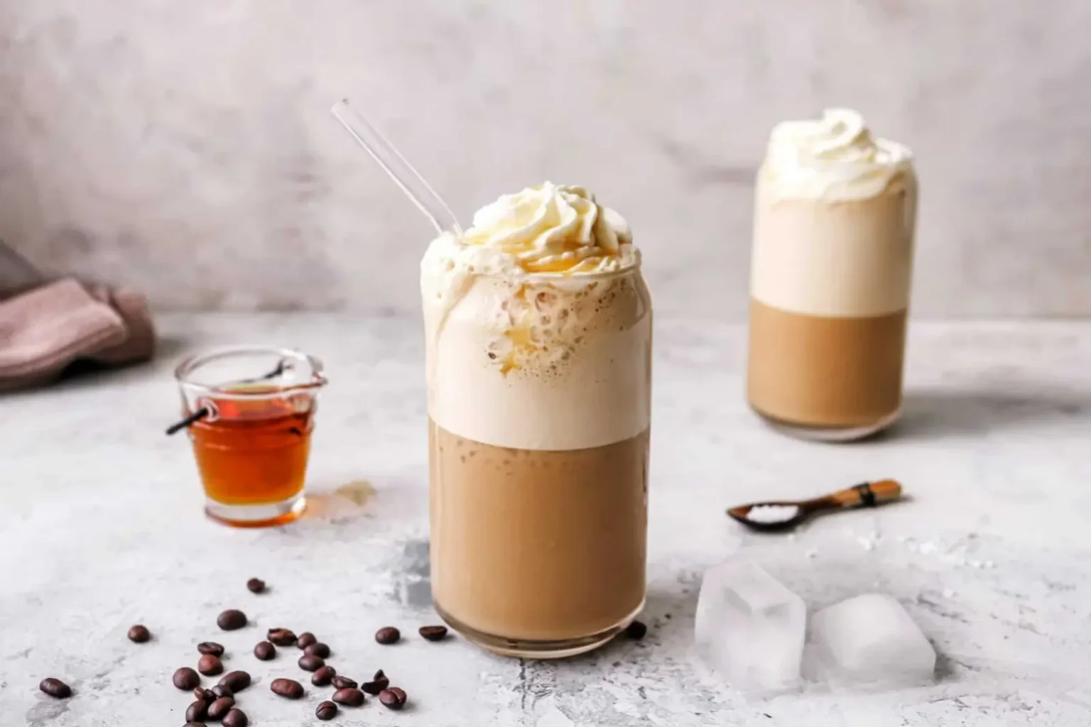 Café glacé au caramel au beurre salé