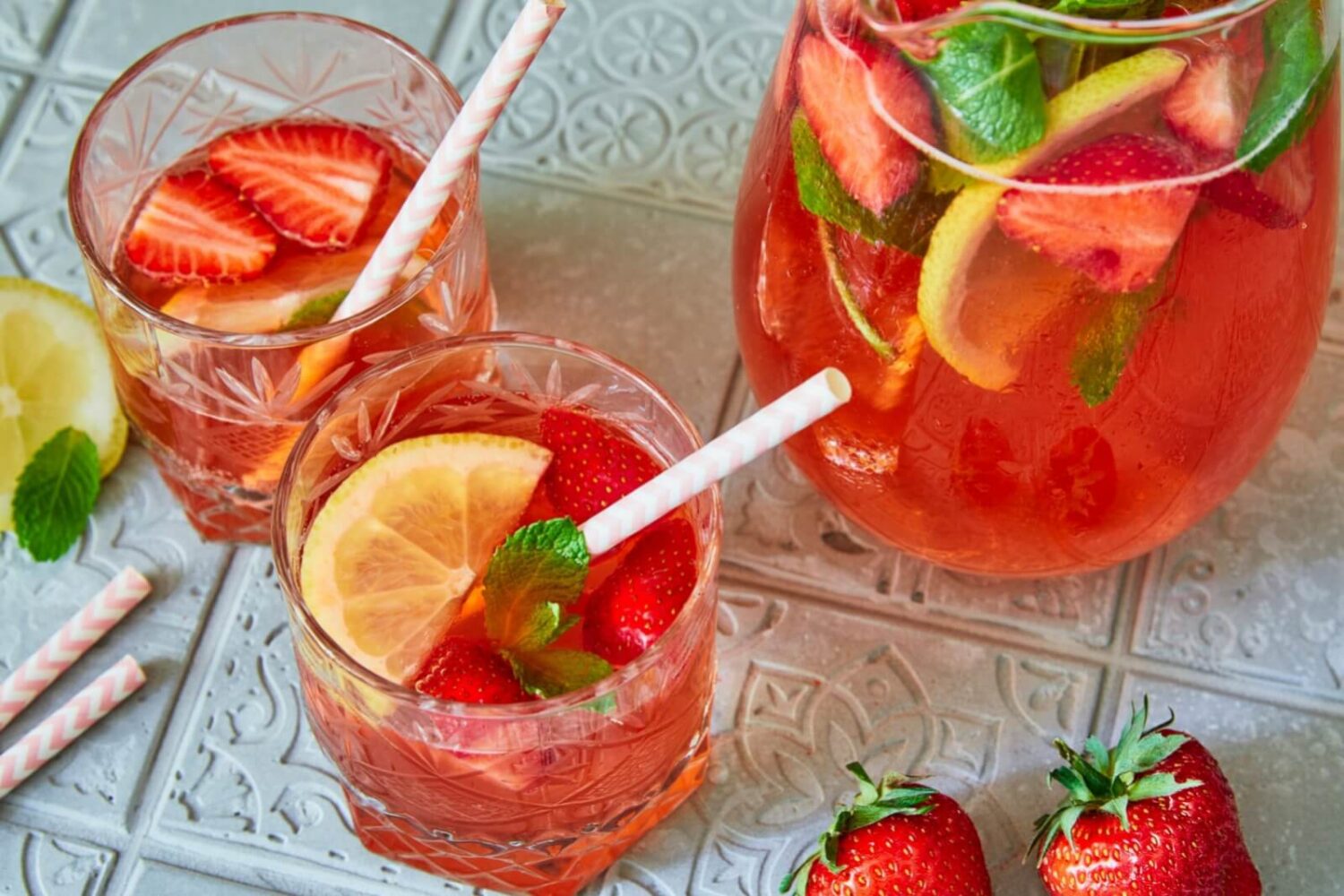 Limonade aux fraises maison : la boisson ultra rafraîchissante de l’été Limonade aux fraises maison