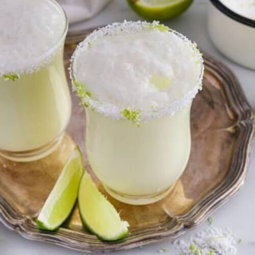 Limonade glacée au citron vert