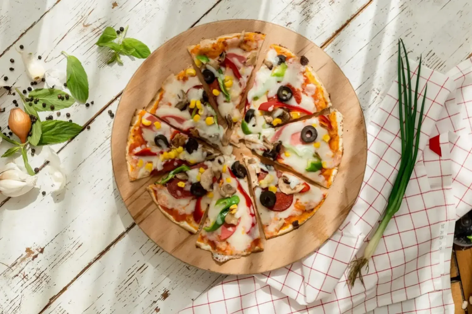 Pizza sur tortilla