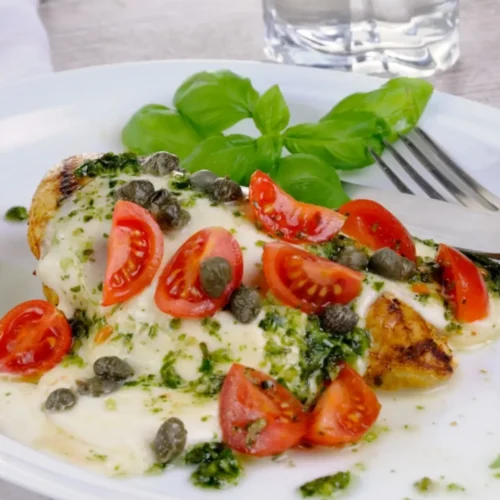 Poulet à la mozzarella