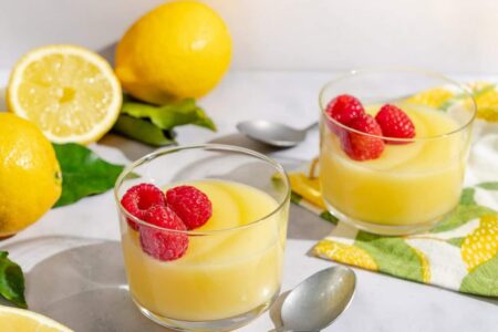 Pudding au citron crémeux