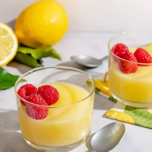 Pudding au citron crémeux