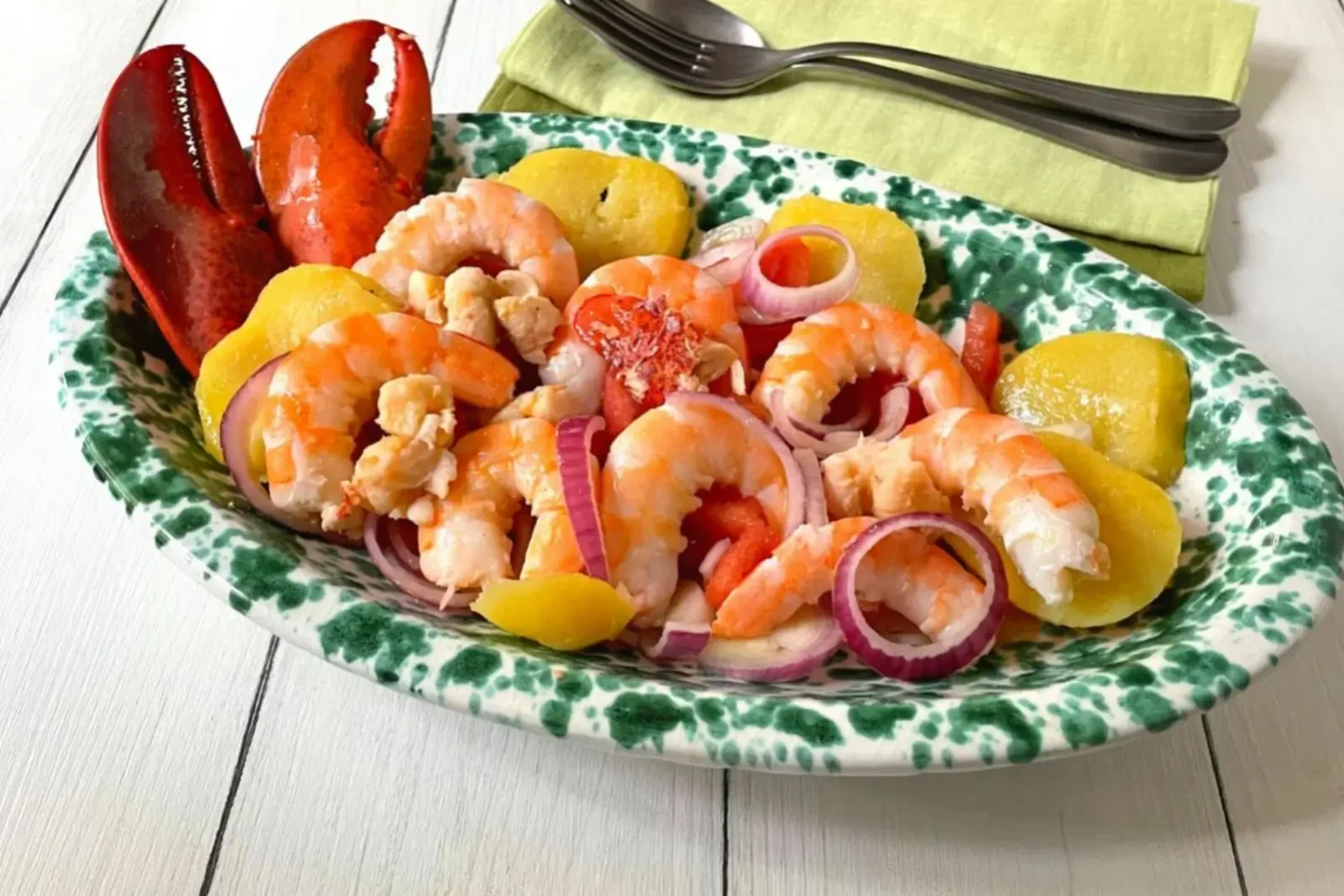 Salade de fruits de mer à la catalane