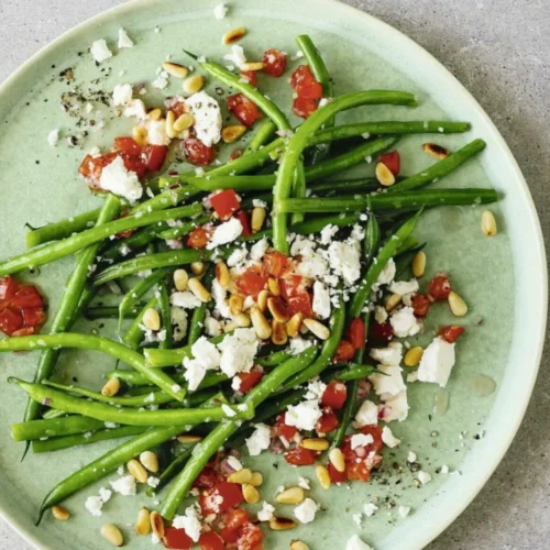 Salade de haricots verts à la méditerranéenne
