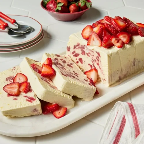 Semifreddo aux fraises