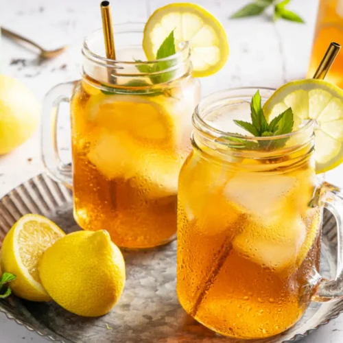 Thé glacé au citron maison
