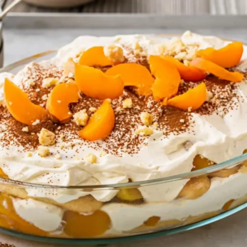 Tiramisu aux pêches