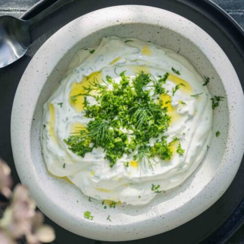 Trempette à la ricotta et aux herbes