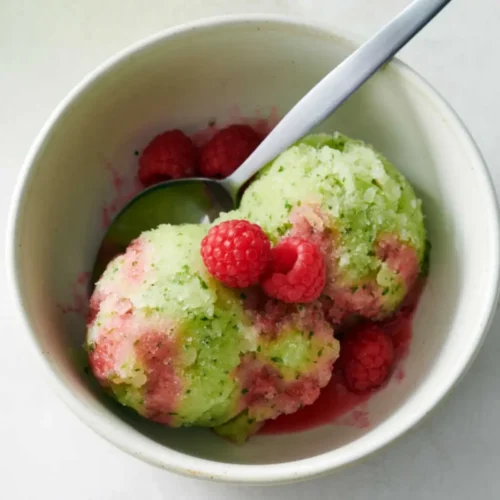 Granité au melon et à la menthe