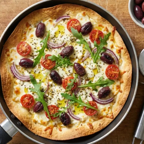 Pizza tortilla à la poêle